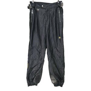 Vintage DESCENTE Mens Ski Snowboard Black Pants‎ Size 36